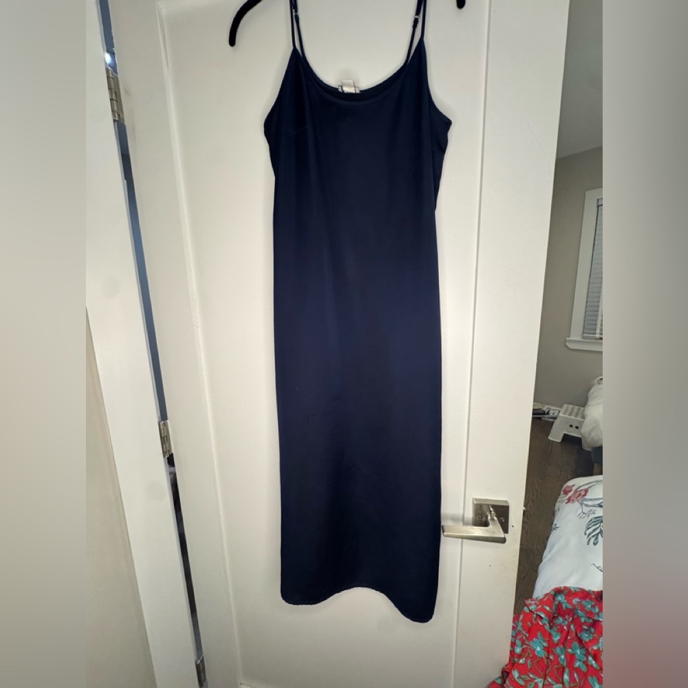 J Crew Navy Slip Dress
